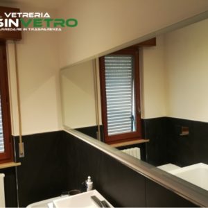 Specchio a LED su MISURA con illuminazione a cornice