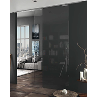 sistema scorrevole con pinze a vista attacco a soffitto