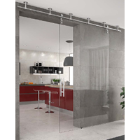 sistema scorrevole di Design in acciaio inox attacco a soffitto