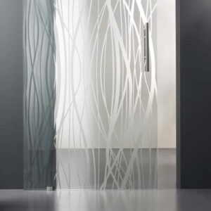 Porta Scorrevole in vetro 10mm Madras Fili