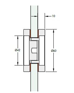 Maniglia tonda ø60mm