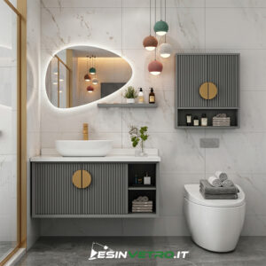 Specchio a Goccia Con illuminazione a Led