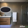 Specchio Ovale a LED su MISURA con illuminazione orizzontale e verticale 4000K