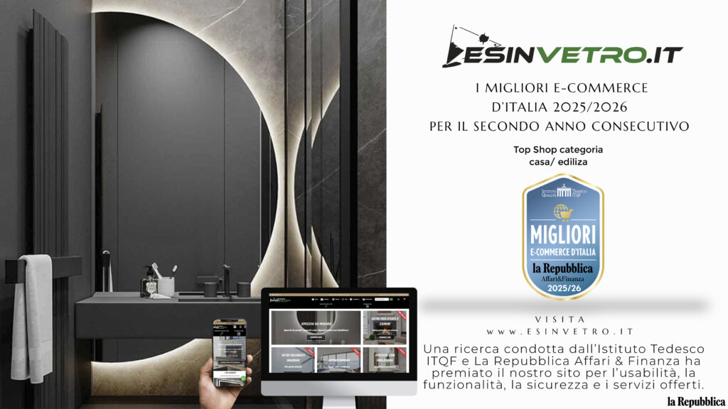 Esinvetro.it migliori e-commerce d'Italia 2025/2026