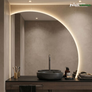 Specchio ad Arco Retroilluminato a LED su MISURA