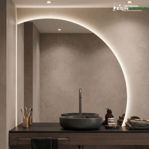 Specchio ad Arco Retroilluminato a LED su MISURA 4000K